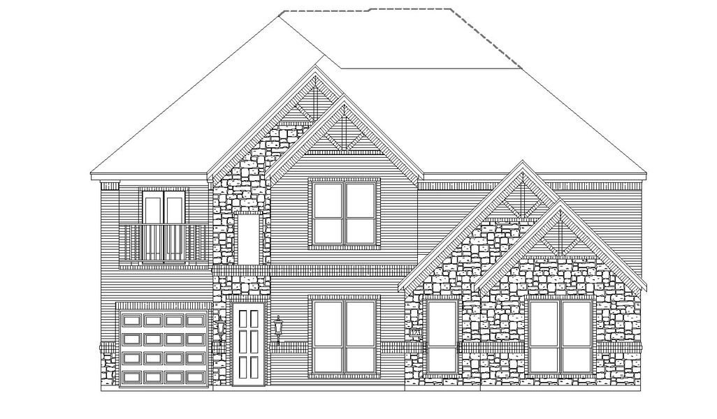 Representative rendering of the exterior for the Ashbourne by Windsor Homes (Image 6).