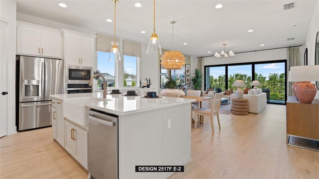 Furnished interior view inside a new home in Star Farms at Lakewood Ranch, Bradenton (Image 12).