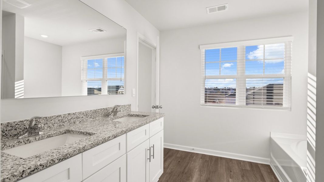 Furnished interior view inside a new home in The Abbey at Trolley Run Station, Aiken (Image 9).