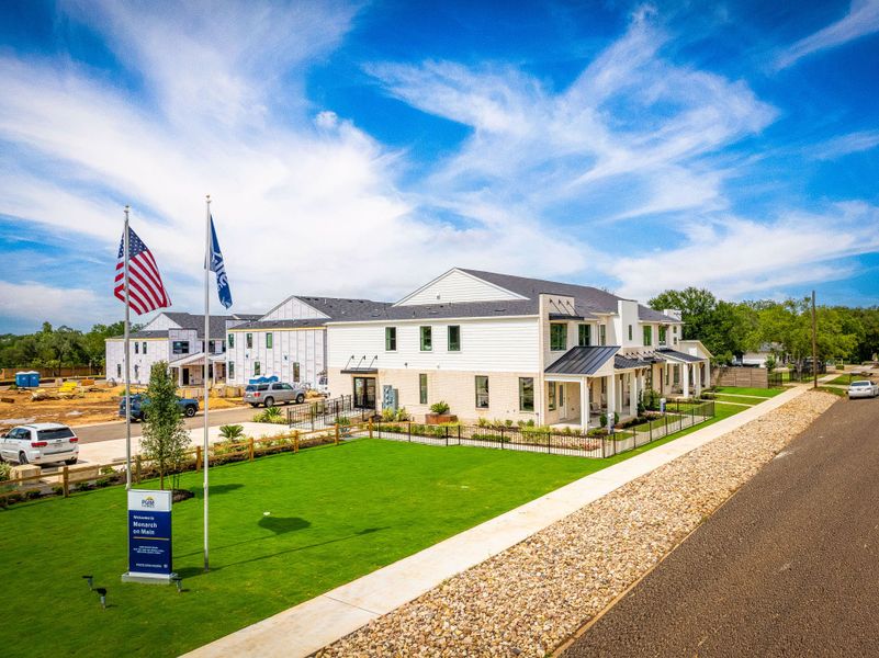 Representative exterior photo of a completed home built from the Asherton by Pulte Homes in Monarch on Main, Round Rock, TX (Image 27).