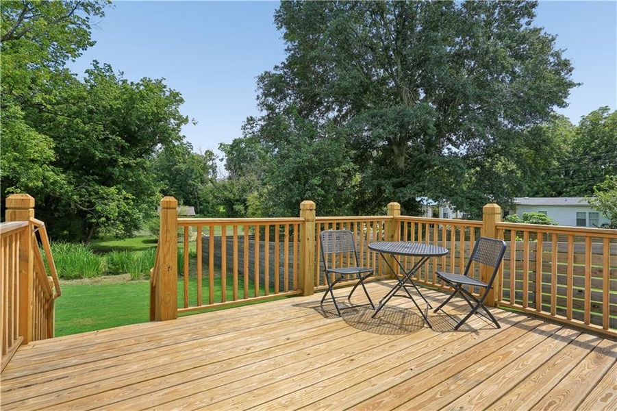 Exterior details and patio area of a home in , Flowery Branch (Image 3).