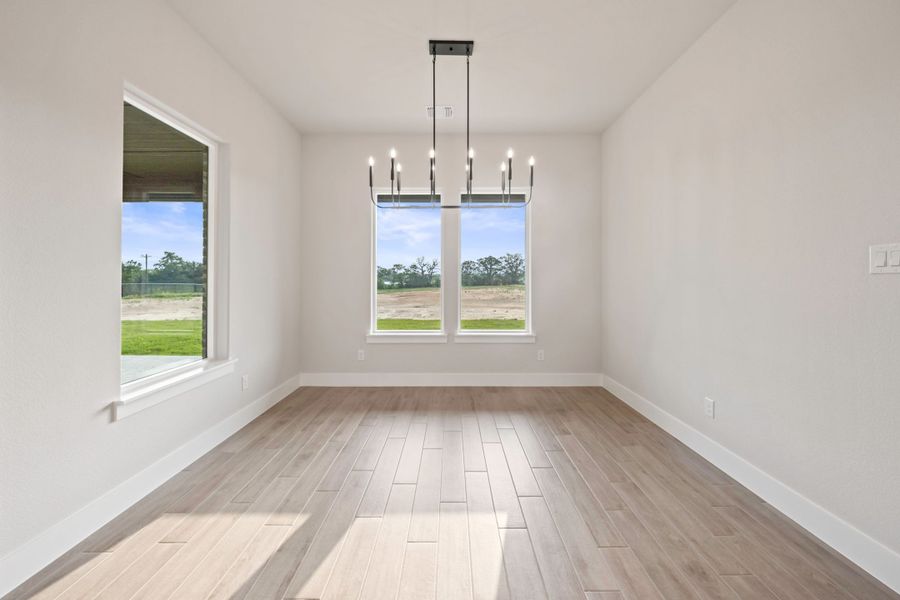 Spacious, unfurnished interior of a new home in Prairie Winds Estates, Poolville (Image 19). Spacious, unfurnished interior of a new home in Prairie Winds Estates, Poolville (Image 19).