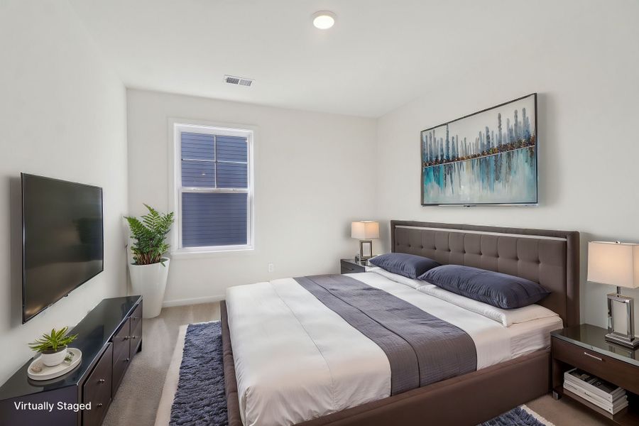 Representative furnished interior of a home built from the Harper II by Great Southern Homes in Old Charleston Acres, Pelion (Image 10).