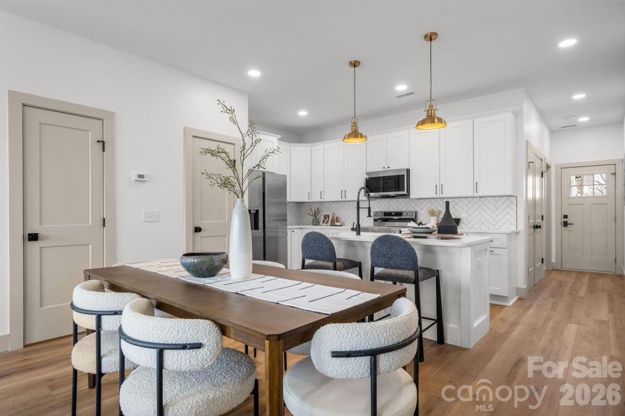 Furnished interior view inside a new home in , Hickory (Image 15).