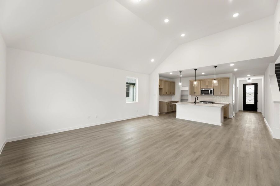 Open Kitchen-Living-Dining Room Representative Photo