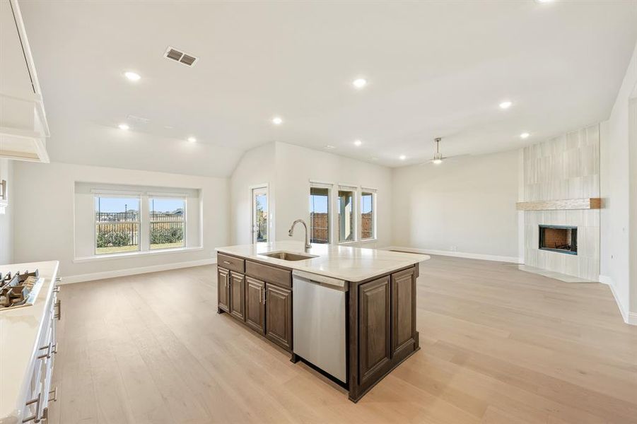 Furnished interior view inside a new home in Timberbrook, Justin (Image 16).
