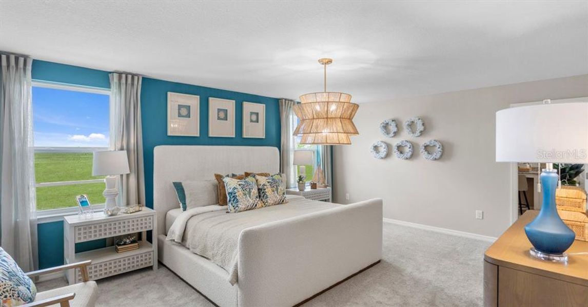 Furnished interior view inside a new home in Oakfield Trails, Parrish (Image 31).