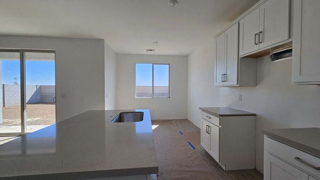 Kitchen and dining nook