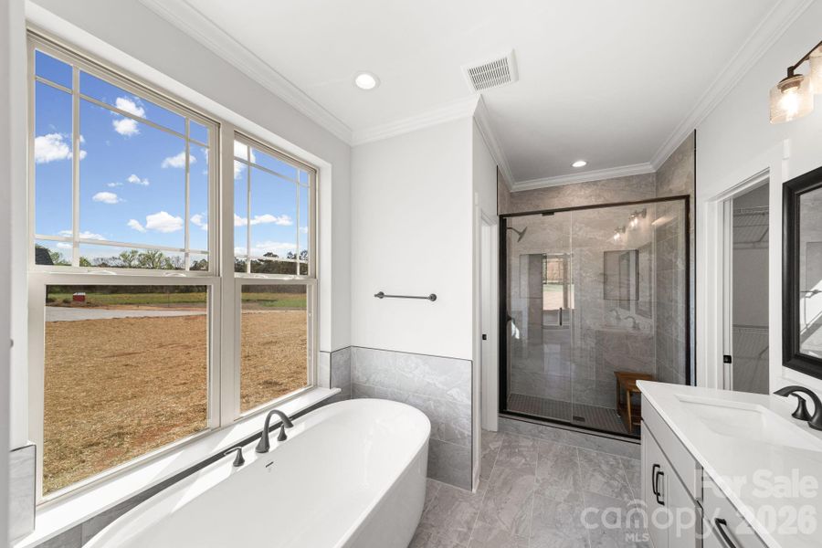 Furnished interior view inside a new home in , Lancaster (Image 27).