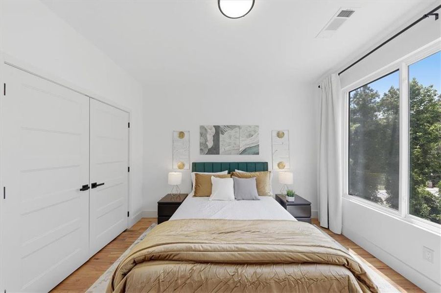 Furnished interior view inside a new home in , Atlanta (Image 9).