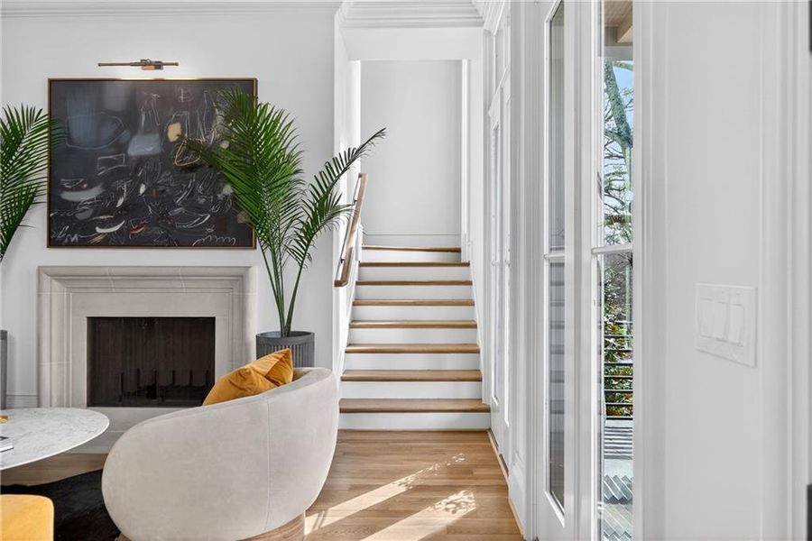 Furnished interior view inside a new home in Delmont, Atlanta (Image 31). Furnished interior view inside a new home in Delmont, Atlanta (Image 31).