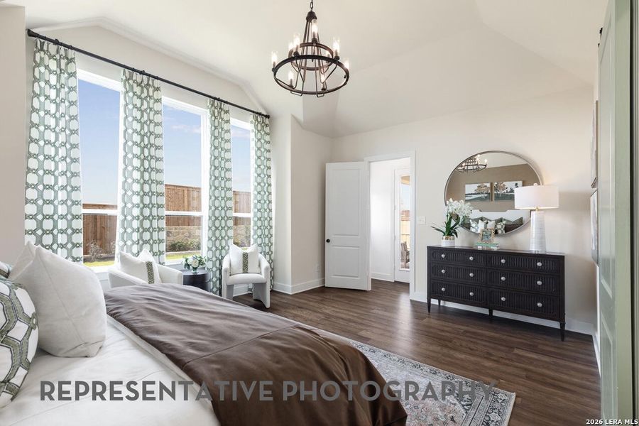 Furnished interior view inside a new home in Hallie's Cove, Schertz (Image 22).
