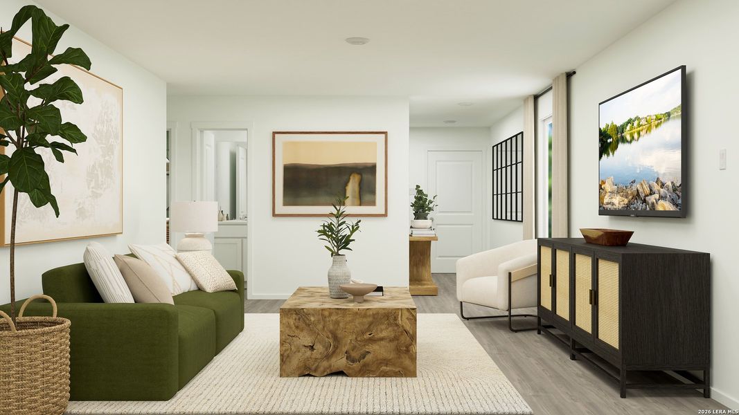 Furnished interior view inside a new home in , Kerrville (Image 23).