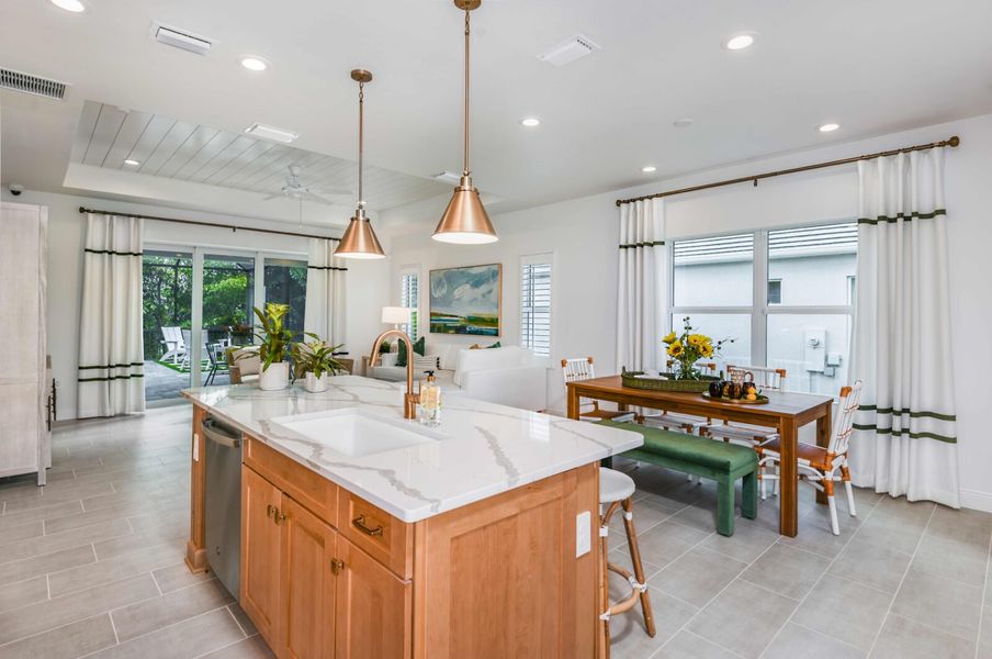 Furnished interior view inside a new home in Tide Marsh, Fort Myers (Image 15).
