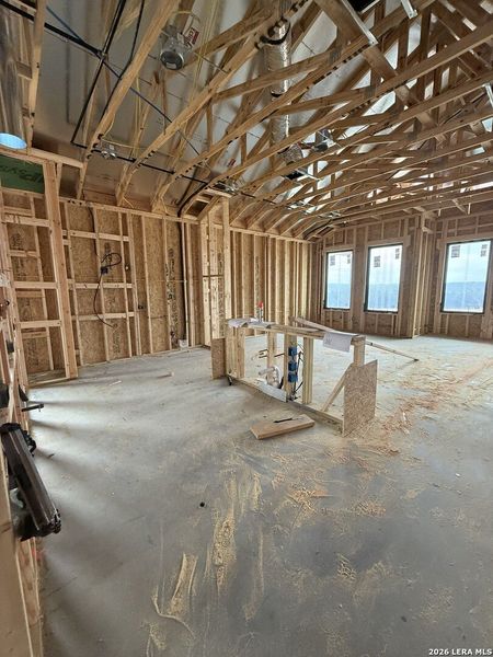 In-progress construction of a new home in , San Antonio, TX (Image 4).