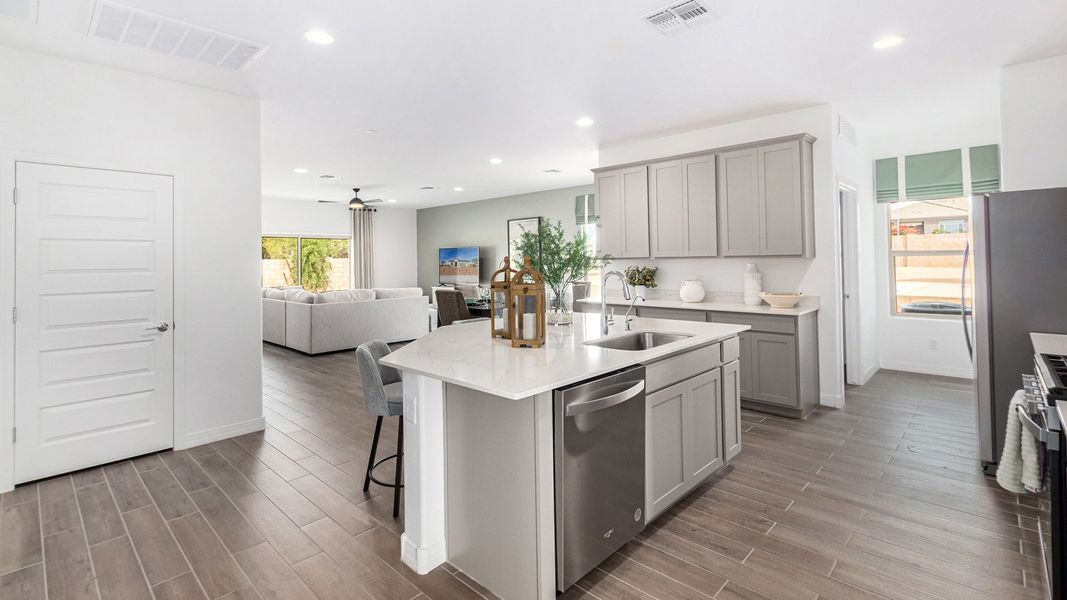 Furnished interior view inside a new home in Barnett Village, Marana (Image 3).