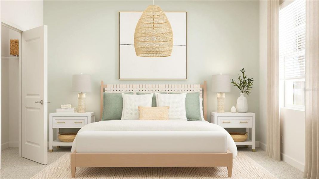 Furnished interior view inside a new home in Wellen Park Golf & Country Club, Venice (Image 13).