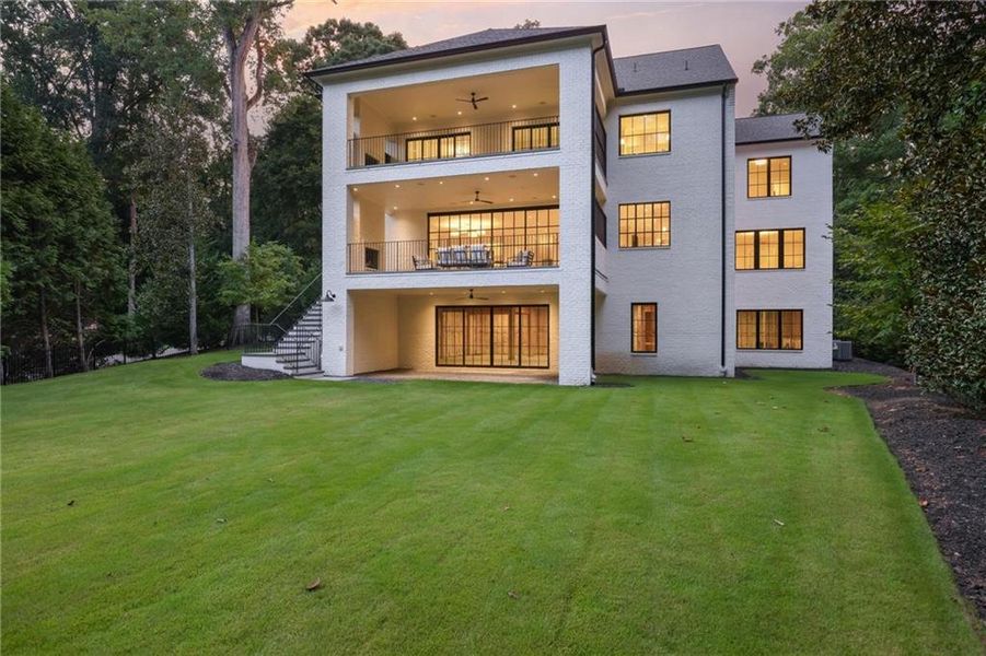 Front exterior of a new home in , Atlanta, GA, highlighting curb appeal (Image 23).