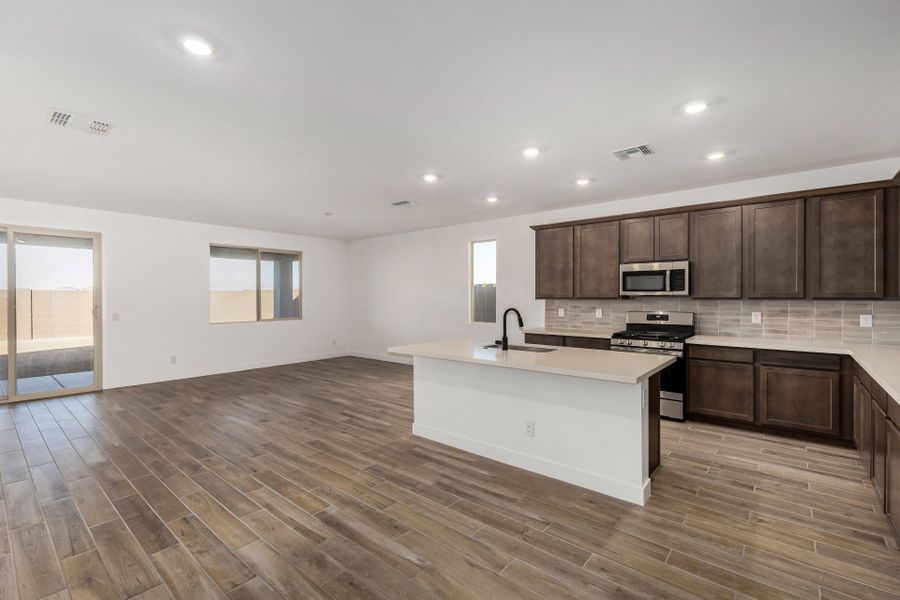 Furnished interior view inside a new home in Bella Vista Farms, San Tan Valley (Image 3).