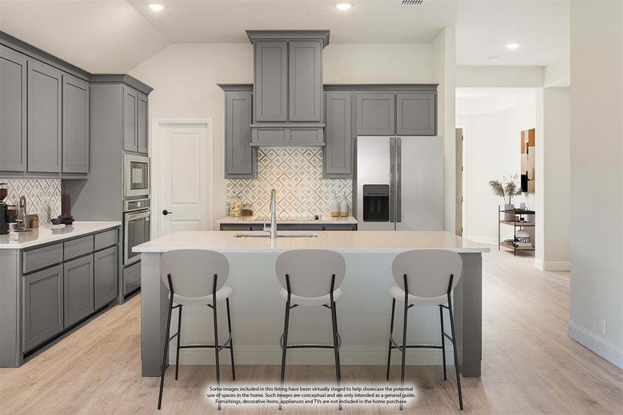 Furnished interior view inside a new home in Coyote Crossing, Godley (Image 14).