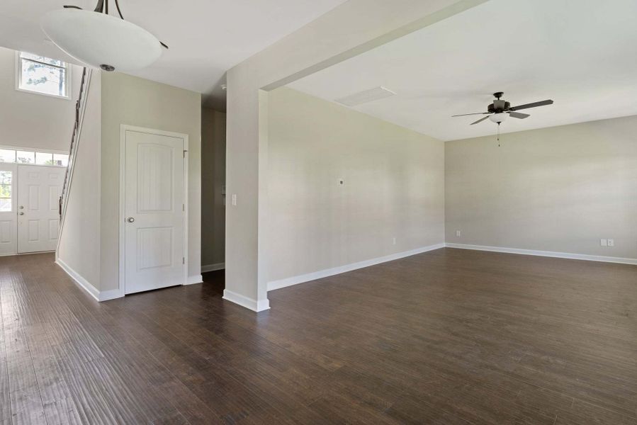 Representative unfurnished interior of a home built from the Brunswick by Caviness & Cates Communities in Maggie Way, Wendell (Image 171). Representative unfurnished interior of a home built from the Brunswick by Caviness & Cates Communities in Maggie Way, Wendell (Image 171).