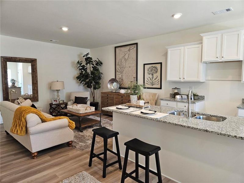 Furnished interior view inside a new home in , Conyers (Image 11).