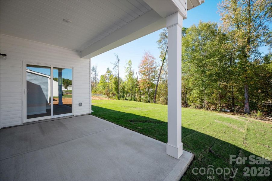 Exterior details and patio area of a home in Stagecoach Station, Gastonia (Image 2). Exterior details and patio area of a home in Stagecoach Station, Gastonia (Image 2).