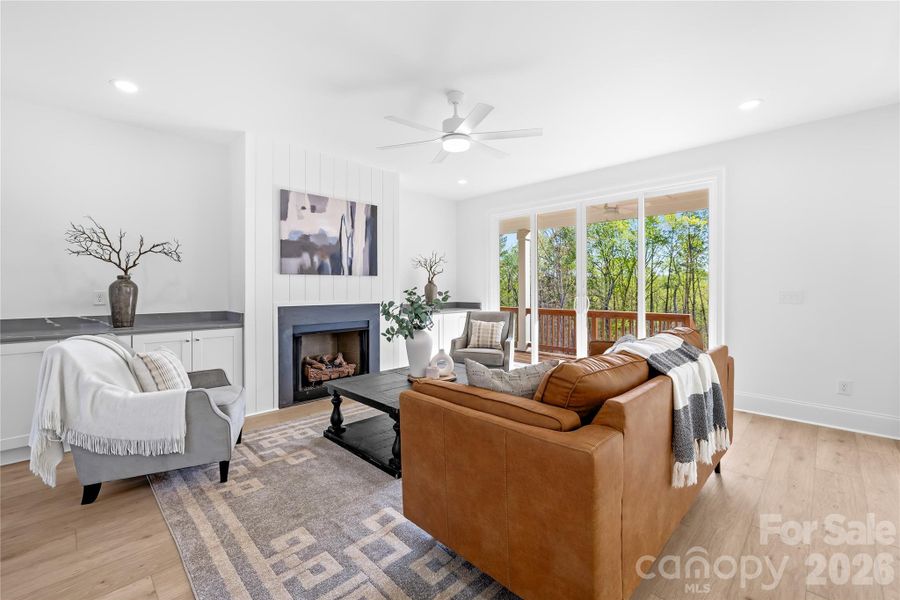 Furnished interior view inside a new home in , Statesville (Image 14). Furnished interior view inside a new home in , Statesville (Image 14).
