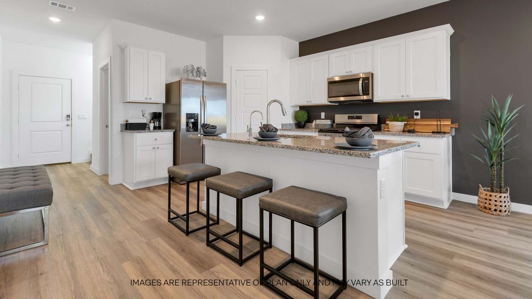 Furnished interior view inside a new home in Overlook West, Wolfforth (Image 6).