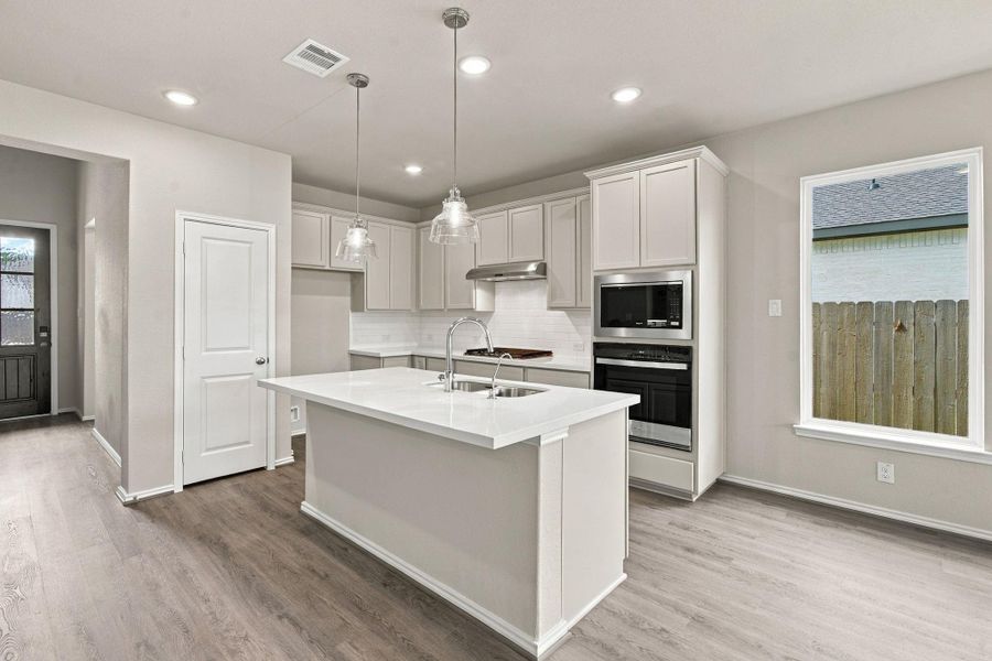 Furnished interior view inside a new home in The Trails, New Caney (Image 17).