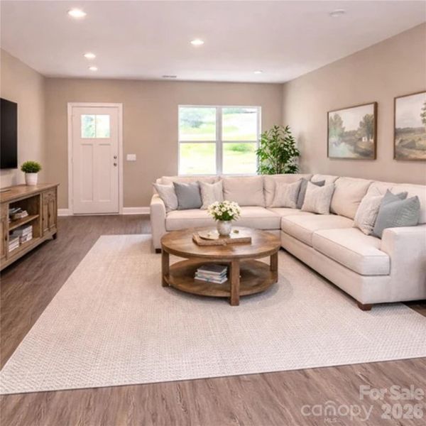 Furnished interior view inside a new home in , Statesville (Image 3).