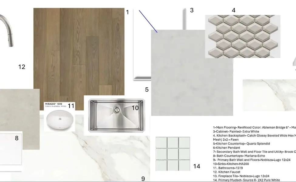 Sample of building materials used in homes in Chambers Creek, Willis (Image 3).