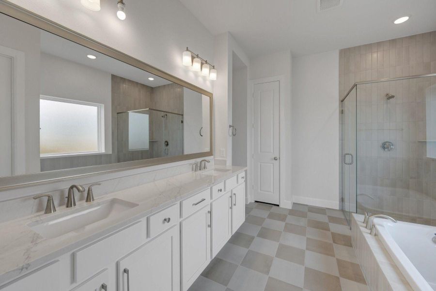 Furnished interior view inside a new home in Brookewater - Ascent Collection, Rosenberg (Image 6).