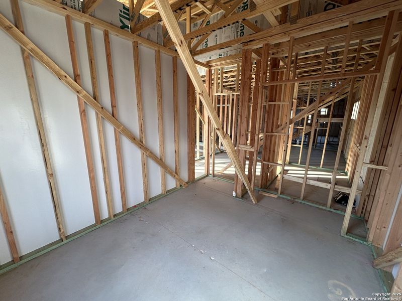 In-progress construction of a new home in Enclave at Hennersby Hollow 50's, San Antonio, TX (Image 10).