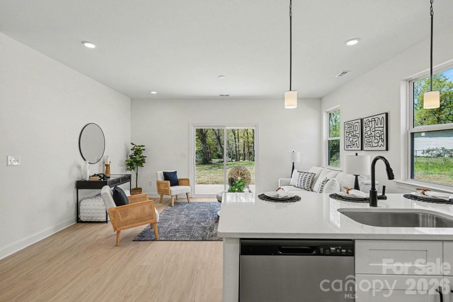 Furnished interior view inside a new home in , Marshville (Image 18).