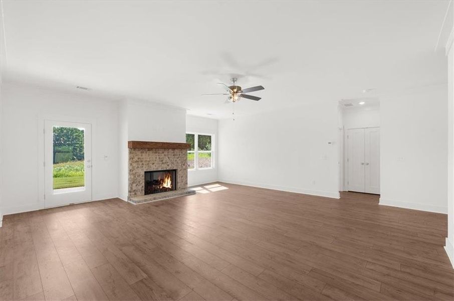 Spacious, unfurnished interior of a new home in , Cumming (Image 56).