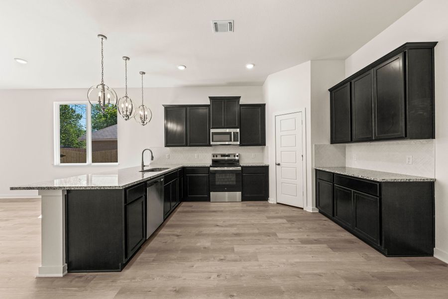 Furnished interior view inside a new home in Adaline Crossing, McGregor (Image 6). Furnished interior view inside a new home in Adaline Crossing, McGregor (Image 6).