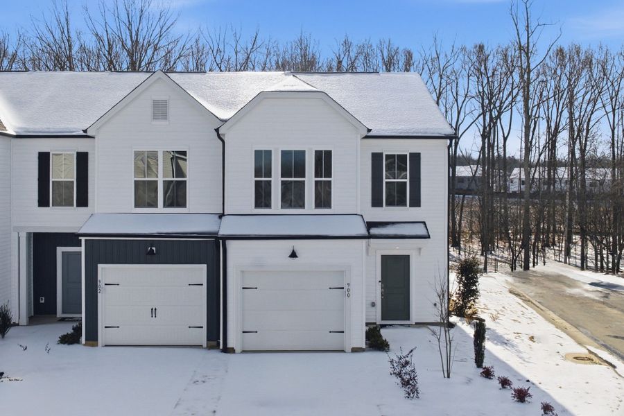 Front exterior of a new home in Flemingfield, Greensboro, NC, highlighting curb appeal (Image 31).