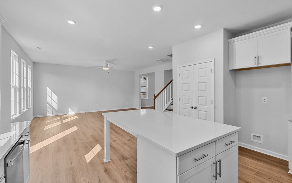 Furnished interior view inside a new home in Watkins Landing, Kernersville (Image 18).