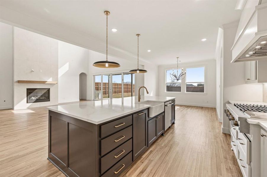 Furnished interior view inside a new home in NorthGlen, Haslet (Image 7).