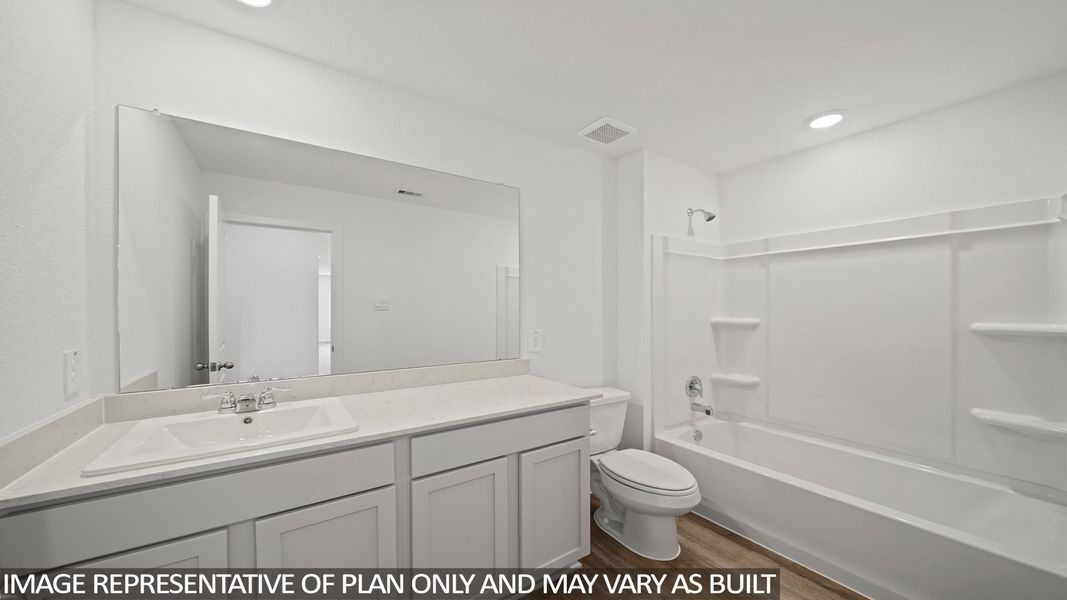 Furnished interior view inside a new home in Cypress Green, Tomball (Image 10). Furnished interior view inside a new home in Cypress Green, Tomball (Image 10).