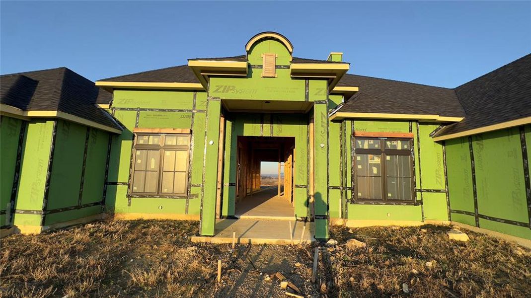 Front exterior of a new home in , Mesquite, TX, highlighting curb appeal (Image 7). Front exterior of a new home in , Mesquite, TX, highlighting curb appeal (Image 7).