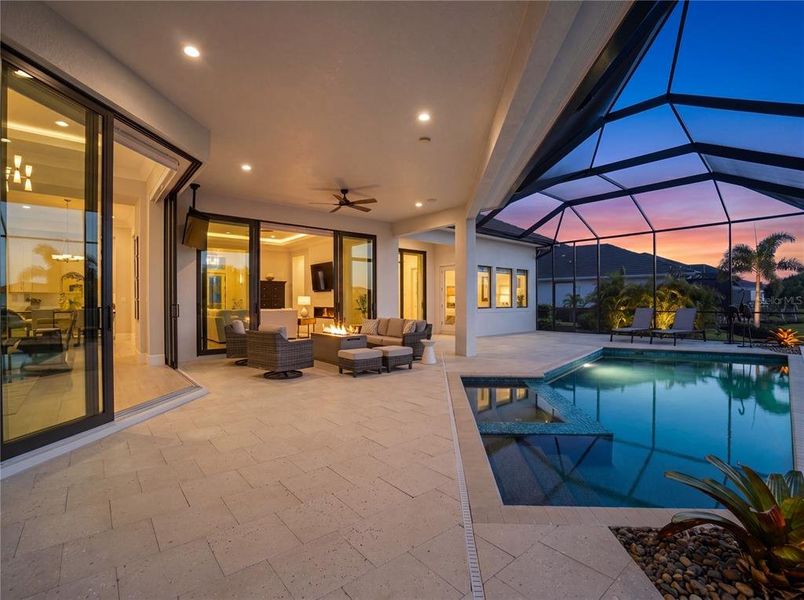 Exterior details and patio area of a home in , Parrish (Image 24).
