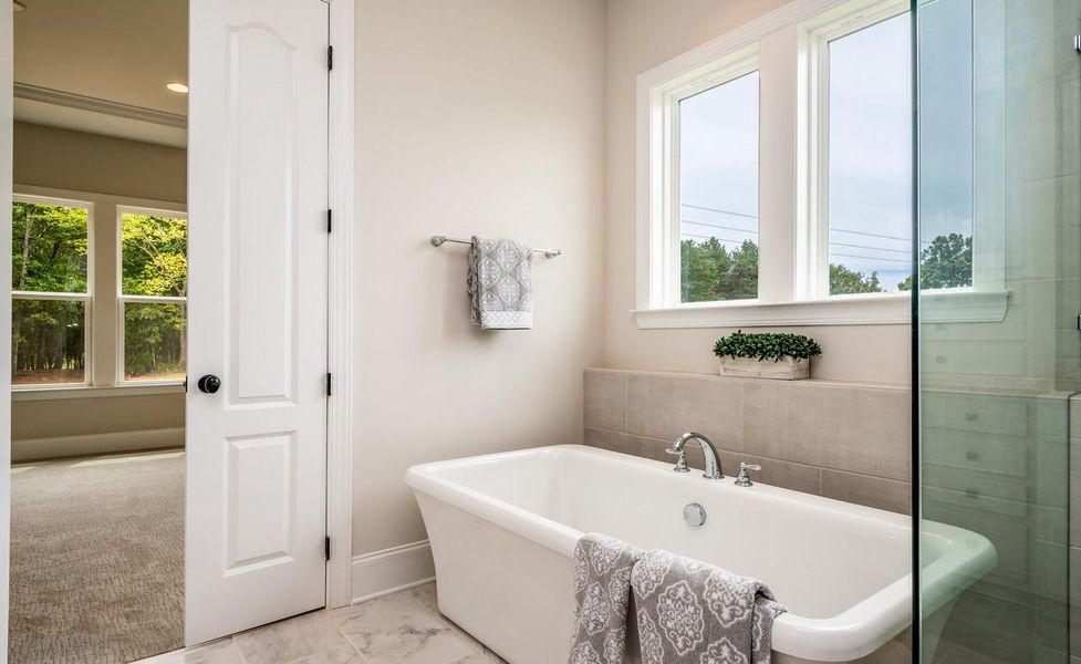 Representative furnished interior of a home built from the Berkeley by Greybrook Homes in Harbor Watch, Statesville (Image 17).