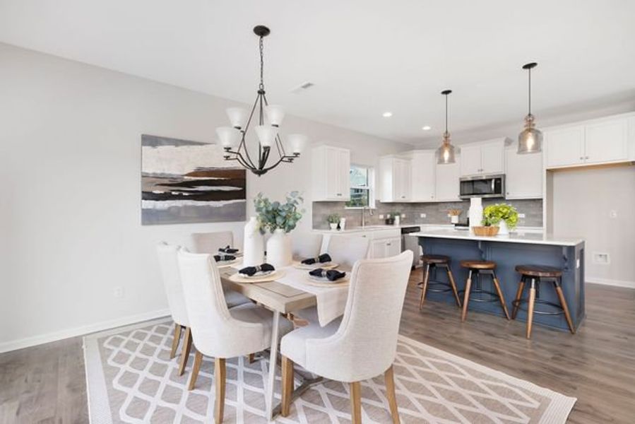 Representative furnished interior of a home built from the Liam by True Homes in Swaim Meadows, Winston-Salem (Image 5).