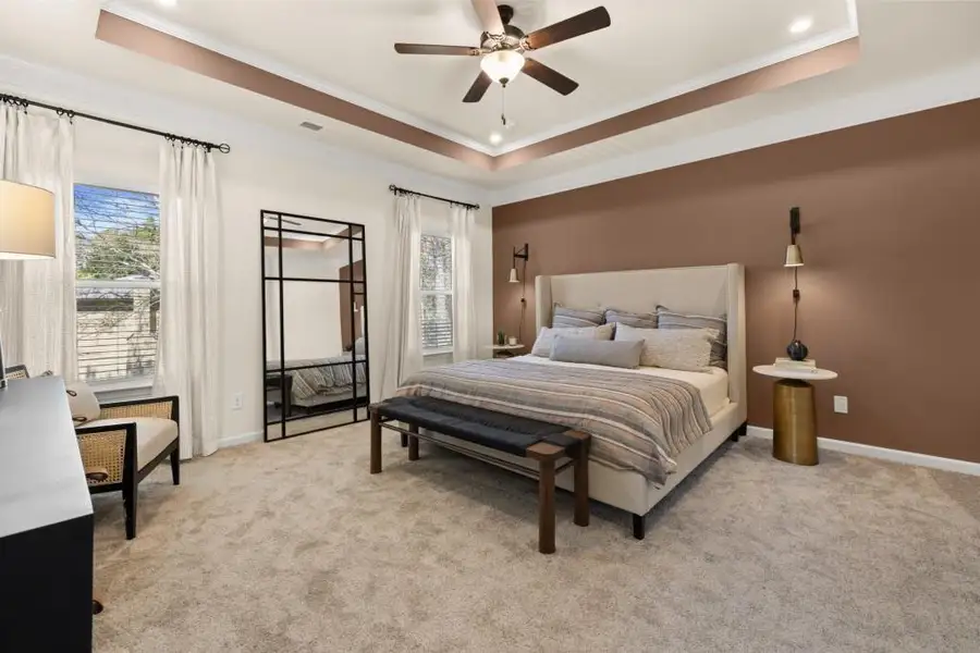 Furnished interior view inside a new home in Sanders Park, Austell (Image 22).