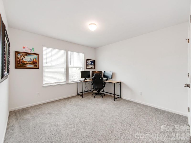 Furnished interior view inside a new home in Sutter's Mill II, Troutman (Image 10).