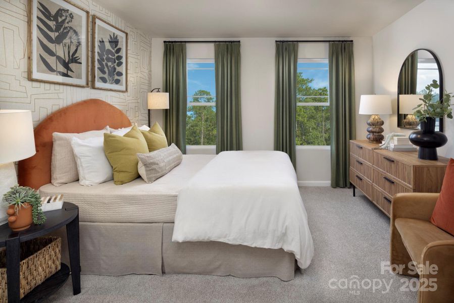 Furnished interior view inside a new home in Bailey Run, Charlotte (Image 11).