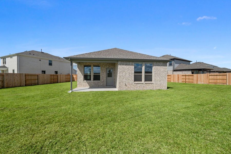 Exterior details and patio area of a home in River Ranch, Dayton (Image 17). Exterior details and patio area of a home in River Ranch, Dayton (Image 17).