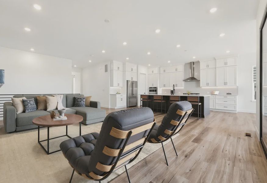 Homesite 143 Great Room + Kitchen - Virtually Staged - 8 of 20 Homesite 143 Great Room + Kitchen - Virtually Staged - 8 of 20